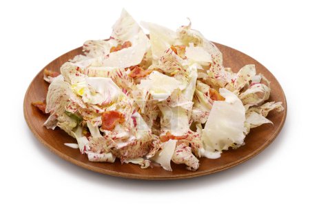 Photo for Castelfranco salad. castelfranco is an Italian vegetable that looks like a rose flower. - Royalty Free Image