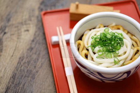 Ise udon nouilles à la sauce soja sucrée, nourriture japonaise