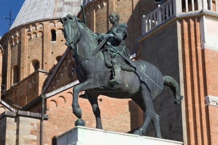 Equestrian Statue of Gattamelata in Padua, Italy.