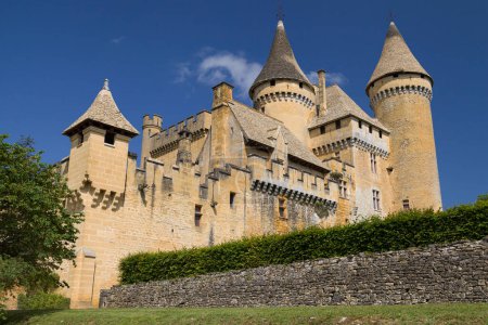 Puymartin Castle, Dordogne, Nouvelle-Aquitaine, Francia.