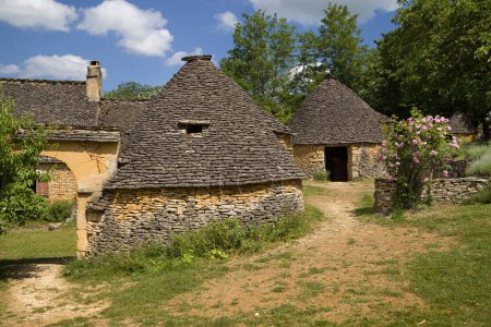 Cabanes de Breuil in Saint-Andre-d'Allas, Dordogne, Nouvelle-Aquitaine, France