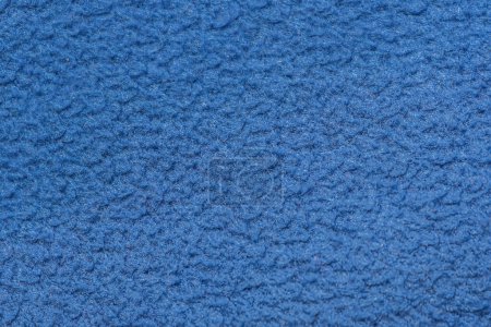 Blauer Baumwollstoff Hintergrund in Nahaufnahme