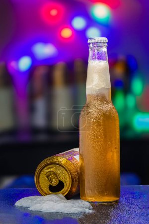 Cold beer on the table" Fighting addiction