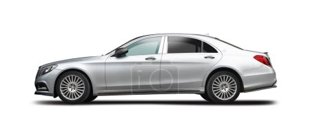 Photo for Maybach S class car side view isolated on white background - Royalty Free Image