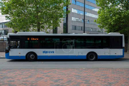 Photo for Bus 66 At The Bijlmer Bus Station At Amsterdam The Netherlands 13-6-2022 - Royalty Free Image