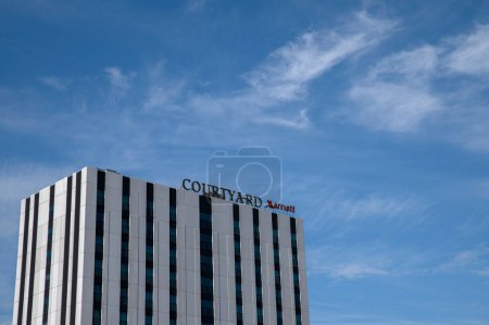 Photo for Courtyard Marriott Hotel At Amsterdam The Netherlands 5-9-2022 - Royalty Free Image