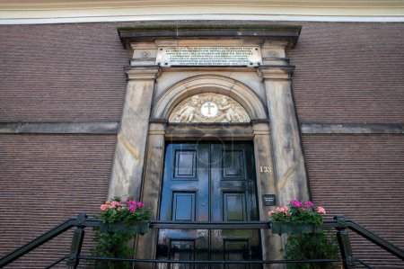 Foto de Entrada Edificio Van Brienenhofje en Ámsterdam Países Bajos 22-8-2022 - Imagen libre de derechos