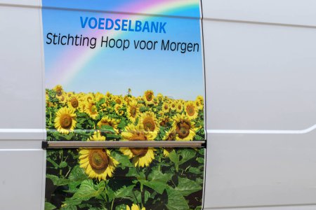 Foto de Food Bank Stichting Hoop Voor Morgen Company Van At Amsterdam Países Bajos 20-7-2022 - Imagen libre de derechos