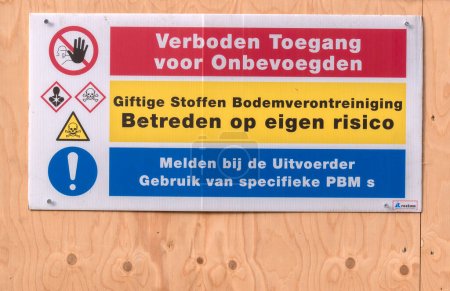 Foto de Prohibido Entrar en Amsterdam Los Países Bajos 8-2-2022 - Imagen libre de derechos