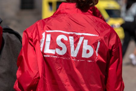 Photo for LSVB Jacket At Amsterdam The Netherlands 11-6-2022 - Royalty Free Image