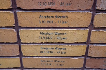Nationaal Holocaust Namenmonument At Amsterdam The Netherlands 7-7-2022