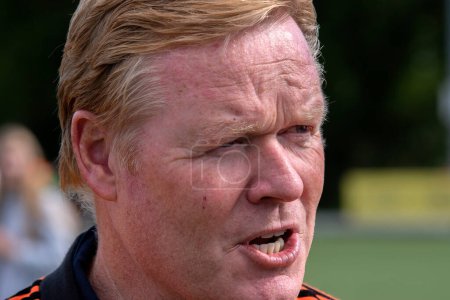 Photo for Portrait Ronald Koeman At The Open Day Of The Johan Cruijff Foundation At Amsterdam The Netherlands 21-9-2022 - Royalty Free Image