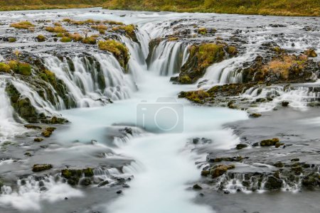 Small Bruarfoss waterfall in southern Iceland