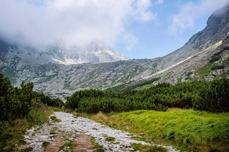 Photo for Furkotska valley, High Tatras mountain, Slovak republic. Hiking theme. Seasonal natural scene. - Royalty Free Image