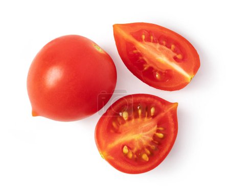 Photo for Tomato cherry isolated on white background - Royalty Free Image