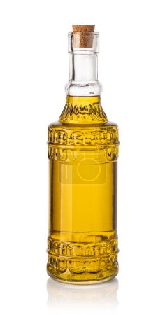 Photo for Olive oil bottle on a white background - Royalty Free Image