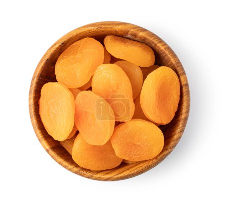 Téléchargez les photos : Abricots secs sur fond blanc. - en image libre de droit