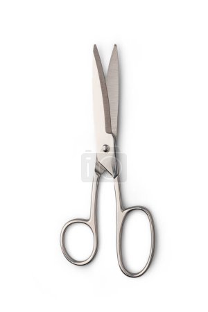 Photo for Professional tailor scissors isolated on white background - Royalty Free Image