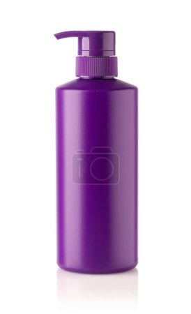 Photo for Blank plastic cosmetics container for cream or shampoo. - Royalty Free Image