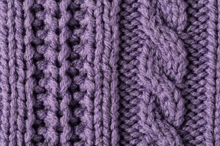 Téléchargez les photos : Gros plan sur le motif de tricot en laine - en image libre de droit