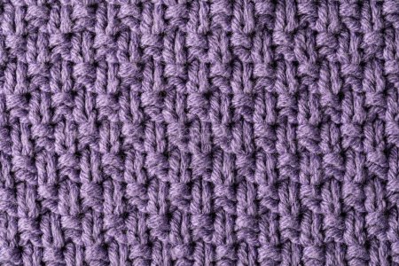 Foto de Recortado de cerca plano de patrón de tejido de lana - Imagen libre de derechos