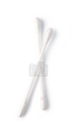 Photo for Cotton swab isolated on white background - Royalty Free Image