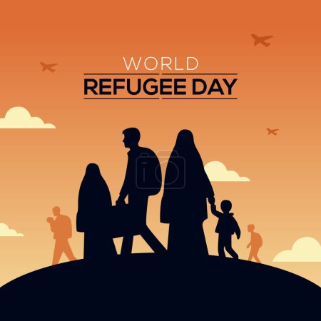 Campagne bannière Journée mondiale des réfugiés