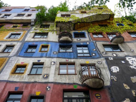 Téléchargez les photos : Austria, Vienna, Europe, Hundertwasser House, - en image libre de droit