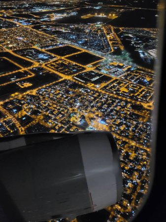 Kuwait City from Departure Flight 