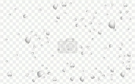 Téléchargez les photos : Texture réaliste de condensation humide.Effet éclaboussure d'eau douce sur la surface.gouttes transparentes de pluie coulent dans le verre.. - en image libre de droit