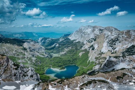 Lake Trnovacko in mountain heights - Montenegro