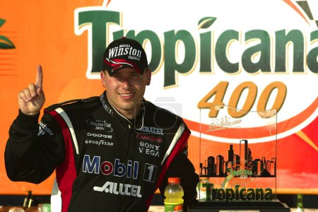 Photo for July 13, 2003 - Joliet, IL, USA: Ryan Newman at the Tropicana 400 - Royalty Free Image