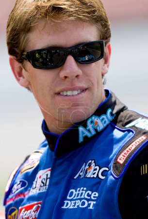 Photo for July 06, 2007 - Daytona, FL, USA: Carl Edwards waits to qualify at the Daytona International Speedway for the running of the NBS Winn Dixie 250 presented by Pepsico in Daytona Beach, FL. - Royalty Free Image