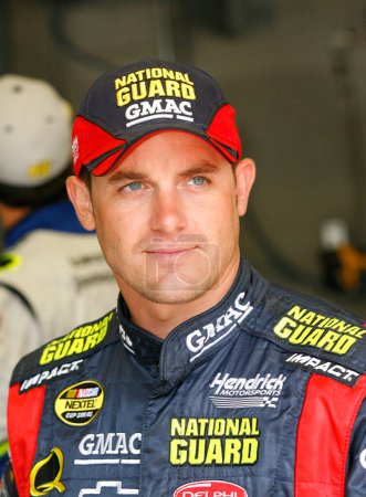 Photo for July 28, 2007 - Indianapolis, IN, USA: Casey Mears prior to practice for the Allstate 400 at The Brickyard. - Royalty Free Image