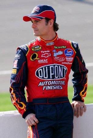 Photo for August 18, 2007 - Brooklyn, MI, USA: Jeff Gordon during qualifying for the 3M Performance 400 at the Michigan International Speedway in Brooklyn, MI. - Royalty Free Image