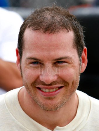 Photo for October 05, 2007 - Talladega, AL, USA: Open wheel star Jacques Villeneuve will attempt to make his first NASCAR Nextel Cup Series start driving the unicef Toyota at Talladega Superspeedway. - Royalty Free Image