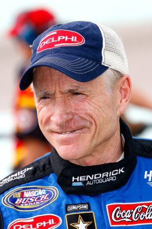 Photo for November 17, 2007 - Homestead, FL, USA: Mark Martin during Busch Series Ford 300 qualifying at Homestead Miami Speedway. - Royalty Free Image