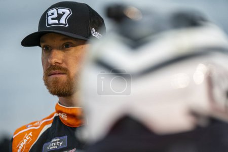 Photo for Jeb Burton races for position for the Toyota Care 250 in Richmond, va, USA - Royalty Free Image