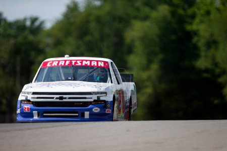 Photo for Stefan Parsons practice for the O'Reilly Auto Parts 150 at Mid-Ohio at Mid-Ohio Sports Car Course in Lexington OH. - Royalty Free Image