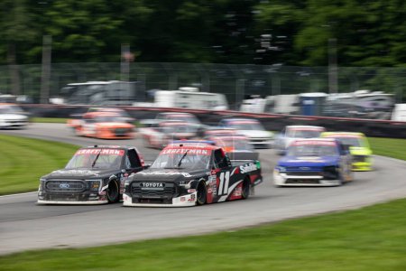 Photo for Corey Heim drives on track during the O'Reilly Auto Parts 150 at Mid-Ohio at the Mid-Ohio Sports Car Course in Lexington OH. - Royalty Free Image