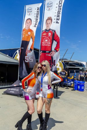 Photo for WeatherTech Raceway Laguna Seca plays host to the INDYCAR Series for the Firestone Grand Prix of Monterey in Monterey, CA. - Royalty Free Image