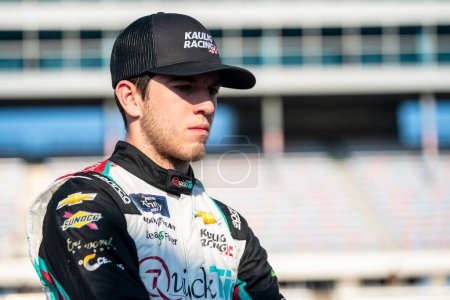 Photo for NASCAR Xfinity Series Driver Chandler Smith (16) takes to the track for the Andy's Frozen Custard 300 at the Texas Motor Speedway in Fort Worth TX. - Royalty Free Image