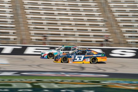 Photo for NASCAR Xfinity Series Driver Chandler Smith (16) takes to the track for the Andy's Frozen Custard 300 at the Texas Motor Speedway in Fort Worth TX. - Royalty Free Image