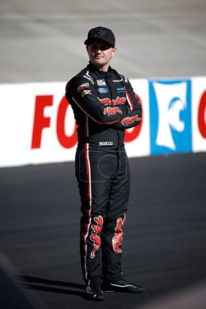 Photo for Justin Haley gets ready to practice for the Food City 500 in Bristol, TN, USA - Royalty Free Image