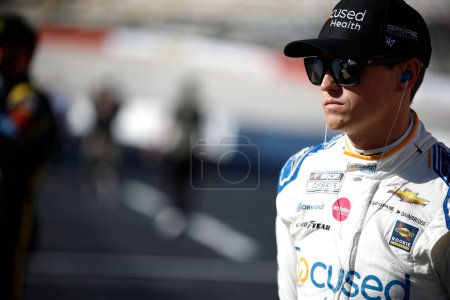 Photo for Zane Smith gets ready to practice for the Food City 500 in Bristol, TN, USA - Royalty Free Image