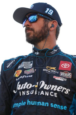 Photo for Martin Truex Jr gets ready to practice for the Food City 500 in Bristol, TN, USA - Royalty Free Image
