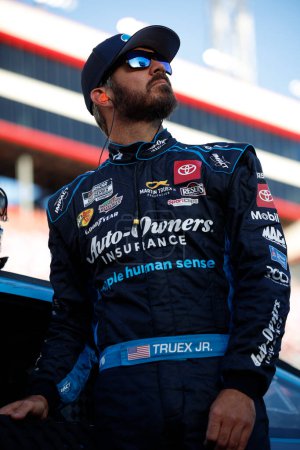 Photo for Martin Truex Jr gets ready to practice for the Food City 500 in Bristol, TN, USA - Royalty Free Image