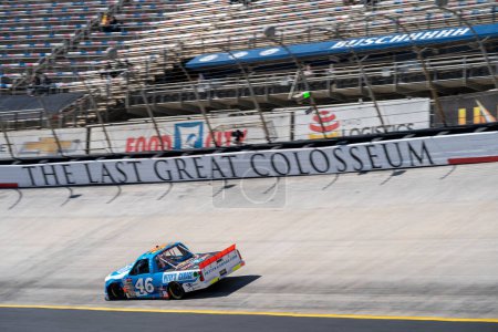 Photo for Mar 16, 2024-Bristol, TN;  Thad Moffitt takes to the track to practice for the Weather Guard Truck Race in Bristol, TN, USA - Royalty Free Image