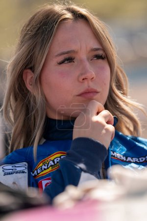 Photo for Danica Dart takes to the track for the General Tire 150 in Avondale, AZ, USA - Royalty Free Image