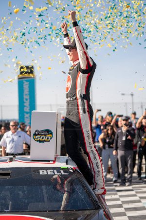 Photo for Christopher Bell celebrates his win for the Shriners Children's 500 in Avondale, AZ, USA - Royalty Free Image